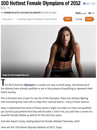 Illustration for article titled The 25 Sexiest "Sexiest Athlete" Slideshows From Bleacher Report In 2012: A Slideshow